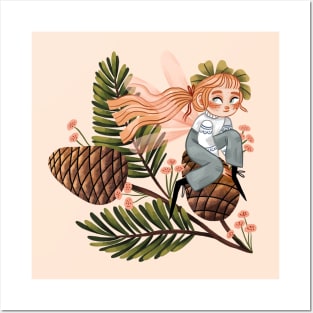 Pine Cone Fairy Posters and Art